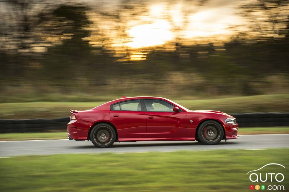 vue de côté en action