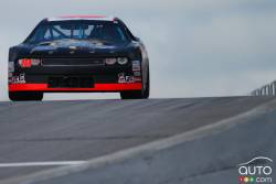 Larry Jackson, B&B Decals/Touchwood Cabinets Dodge in action during race