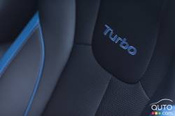 Turbo logo on the seats