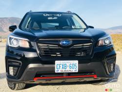 Front view of the 2019 Subaru Forester Sport 