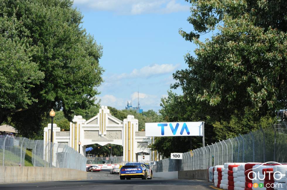 Ron Beauchamp Jr., Mopar/Exide/Pennzoil Dodge during the race