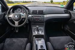 Tableau de bord de la BMW E46 M3 CSL
