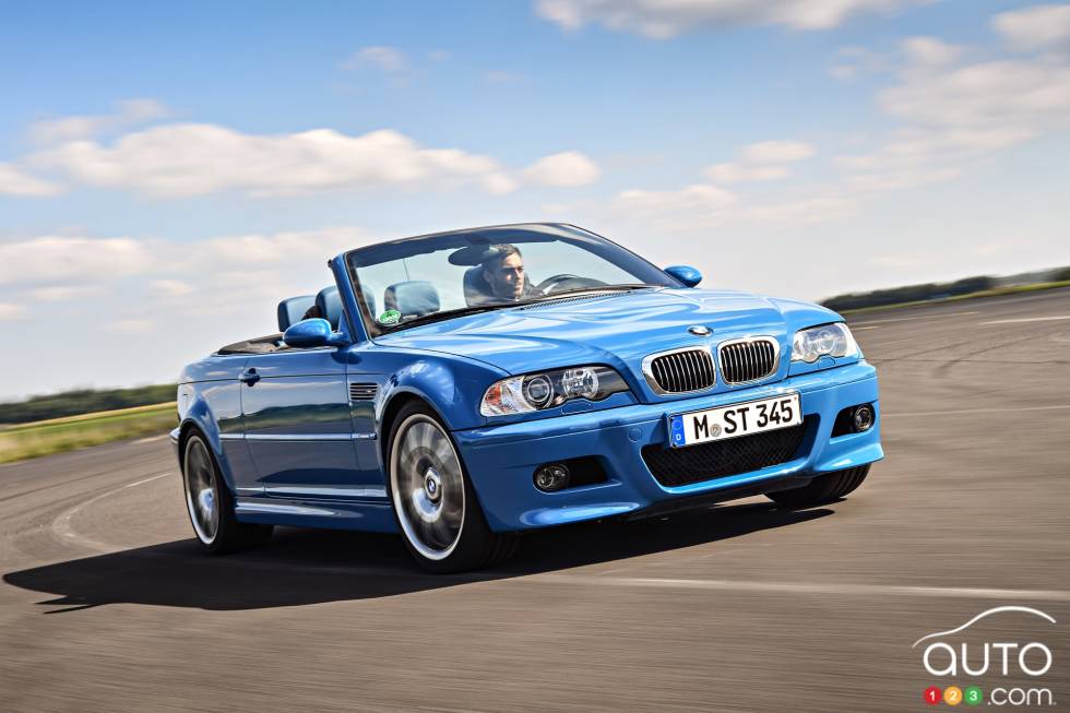 BMW E46 M3 convertible driving