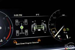 Instrumentation du Range Rover TD6 2016