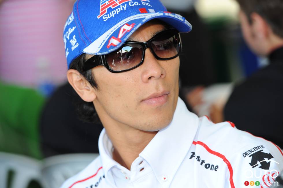 Takuma Sato, A.J. Foyt Enterprises at autograph session