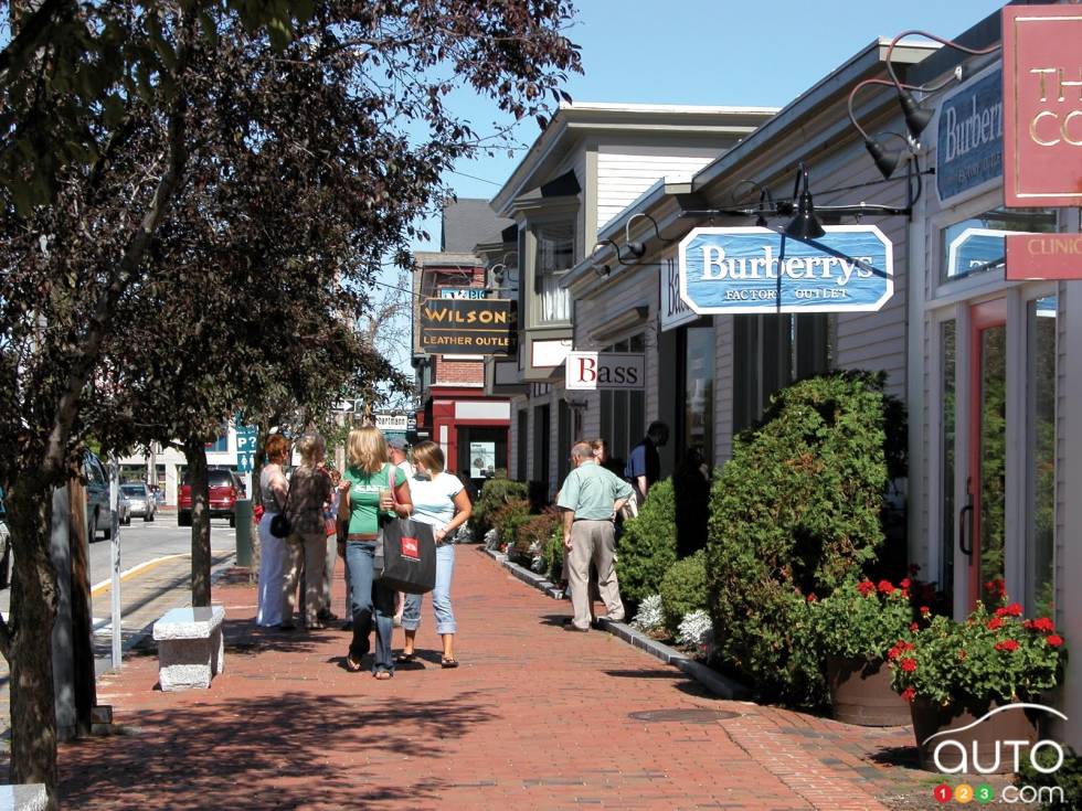 Shops in Freeport, Maine