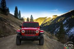 Vue avant du Jeep Wrangler Rubicon 2018