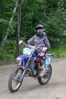 Vanessa in action at X-Town in MIrabel, Quebec.