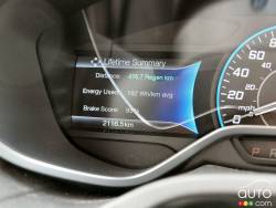 2016 Ford Focus EV interior details