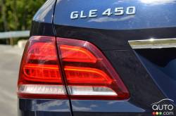 Feux arrière du Mercedes-Benz GLE 450 AMG 2016