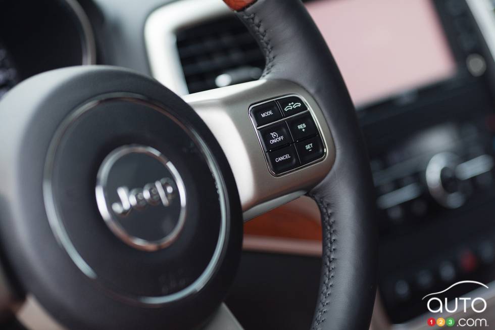 Commandes du régulateur de vitesse montées au volant