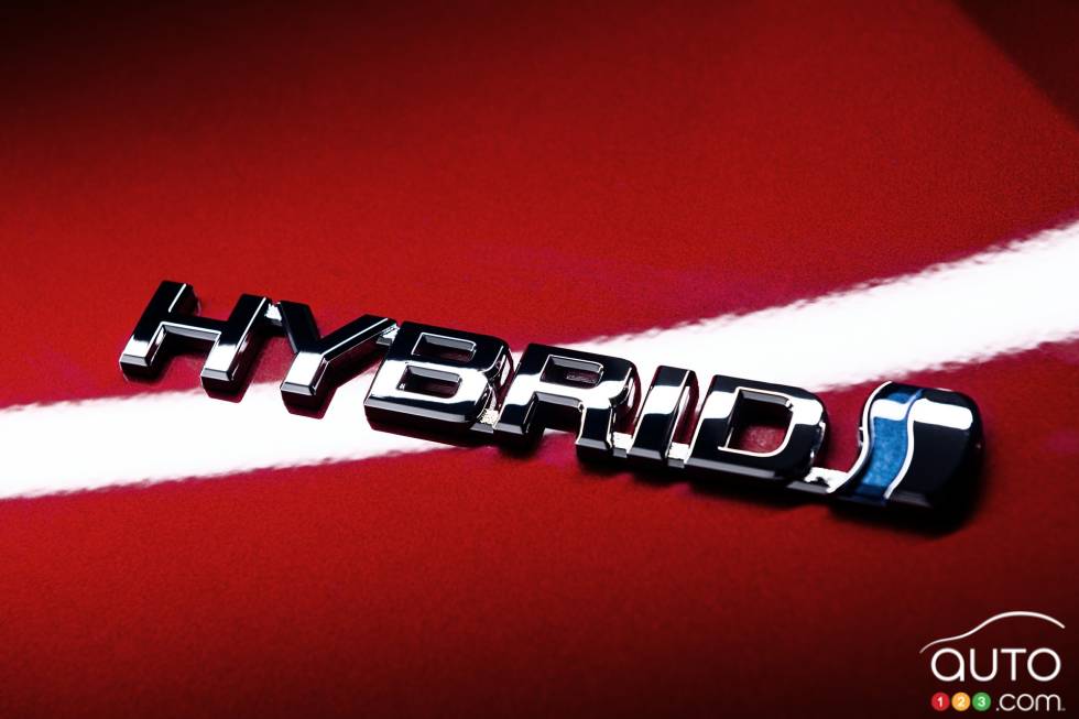 Écusson de la version de la Toyota Prius 2016