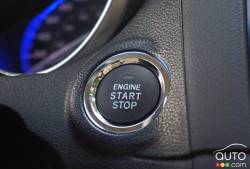 Bouton de démarrage et arrêt du moteur de la Subaru Outback 2.5i limited 2016