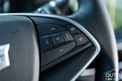 2016 Cadillac CT6 steering wheel mounted audio controls