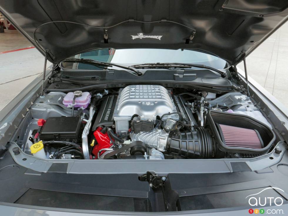 2018 Dodge Challenger SRT Demon engine bay