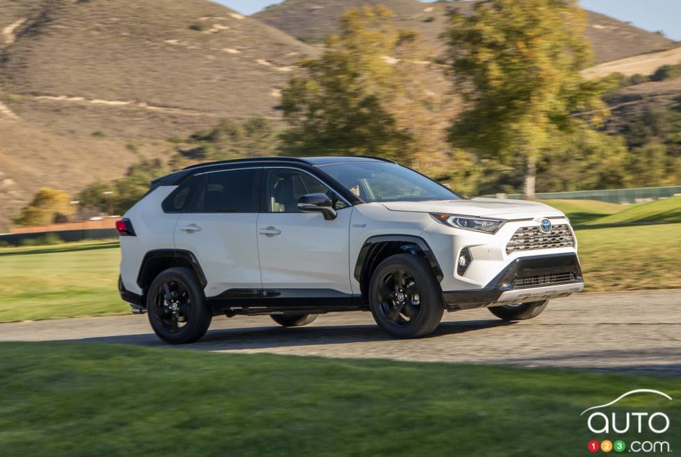 The new 2019 Toyota RAV4 Hybrid