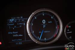 Instrumentation de la Lexus GS 350 F Sport 2016