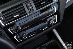 2015 BMW 228i xDrive Cabriolet climate controls