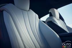 2017 Lexus LC 500h seat detail