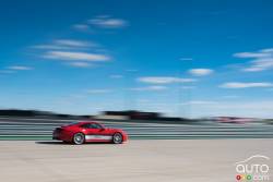 2015 Porsche 911 Carrera 4S on the ICAR racetrack