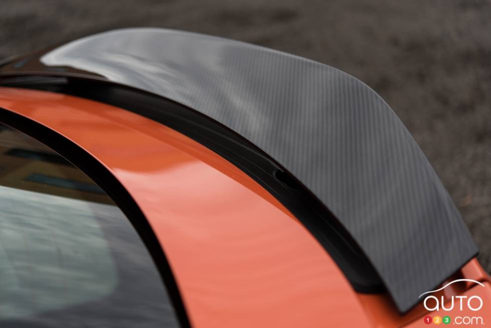 2015 Lexus RC F rear spoiler