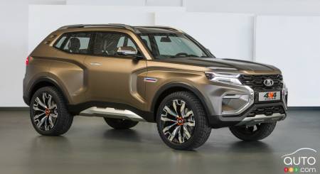 Photos du prototype Lada Vision 4X4