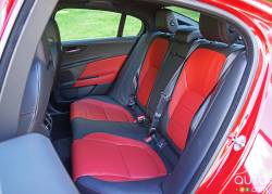 2017 Jaguar XE 35t AWD R-Sport rear seats