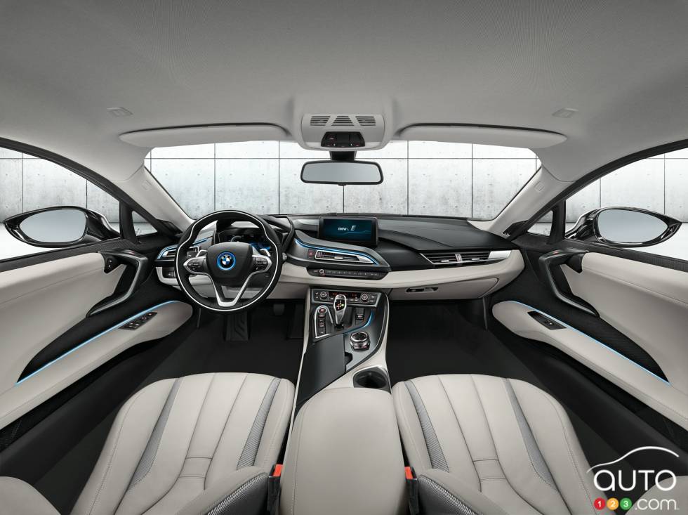 Tableau de bord de la BMW i8