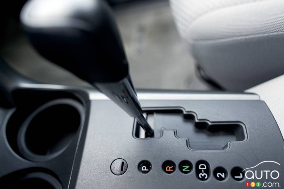 Détails du levier de vitesses