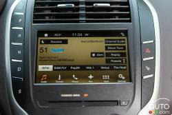 2016 Lincoln MKC Ecoboost AWD infotainement display