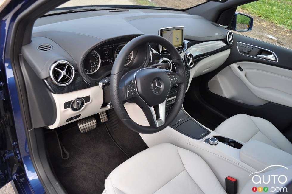 Dashboard and front seats