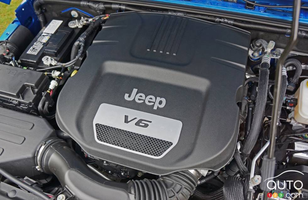 Moteur du Jeep Wrangler Sport S 2016