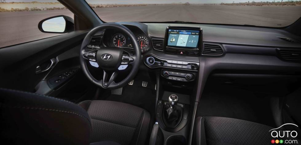 Tableau de bord de la Veloster N 2019