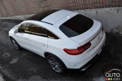 2016 Mercedes-Benz GLE 350 d Coupe rear 3/4 view