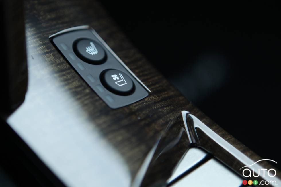 Commandes pour les sièges