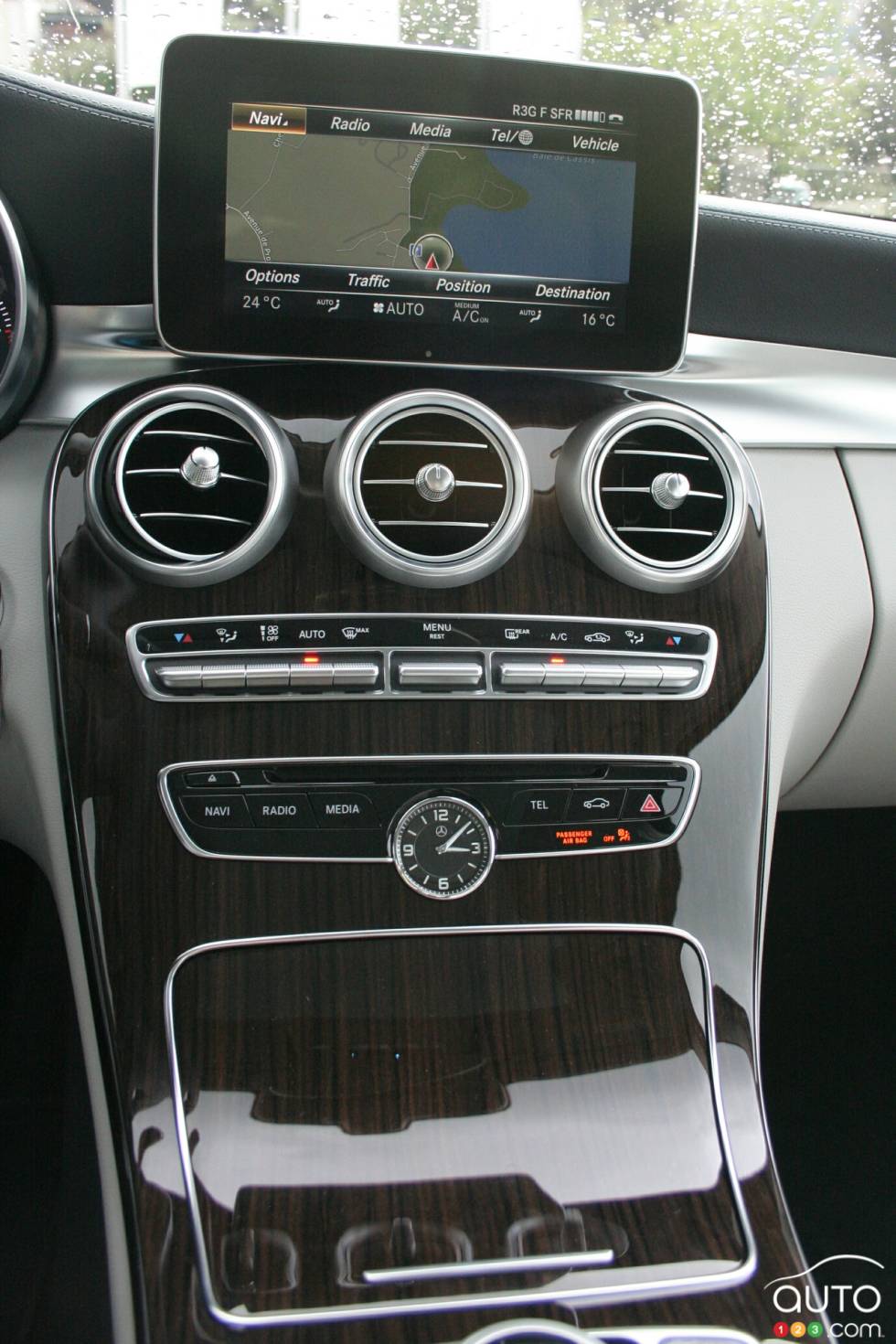 center console détails