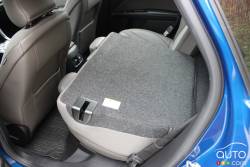 Folding rear seat