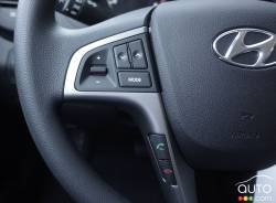 Commande pour audio au volant de la Hyundai Accent 2016