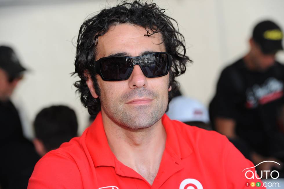 Dario Franchitti, Target Chip Ganassi Racing lors de la séance d'autographes