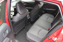2016 Toyota Prius rear seats