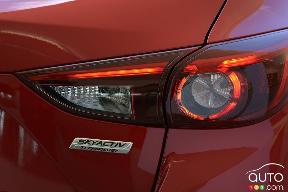 2017 Mazda3 tail light