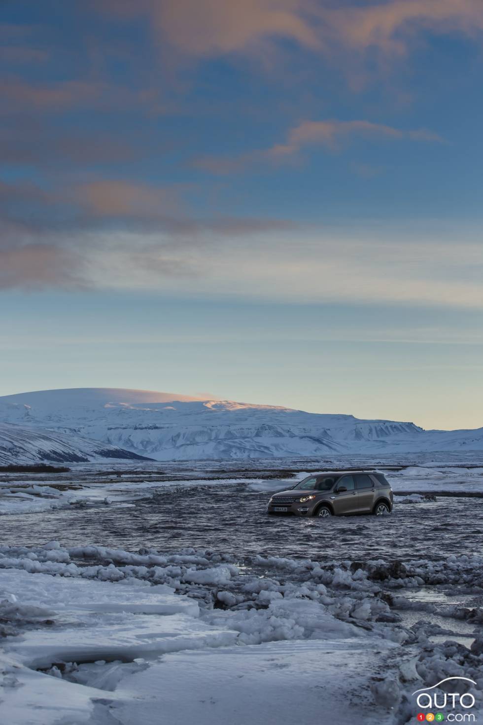 front 3/4 action view