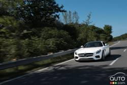 2016 Mercedes AMG GT S driving