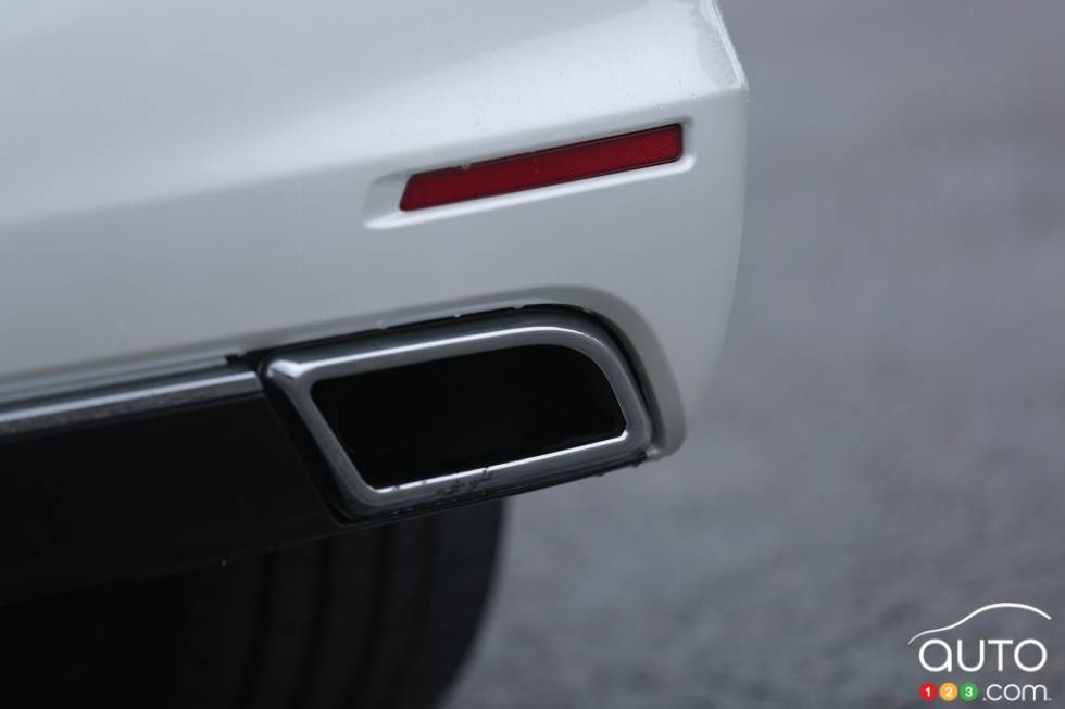 détails du pot d'échappement