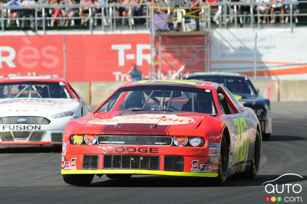 Jeff Lapcevich, Tim Hortons Dodge during the race