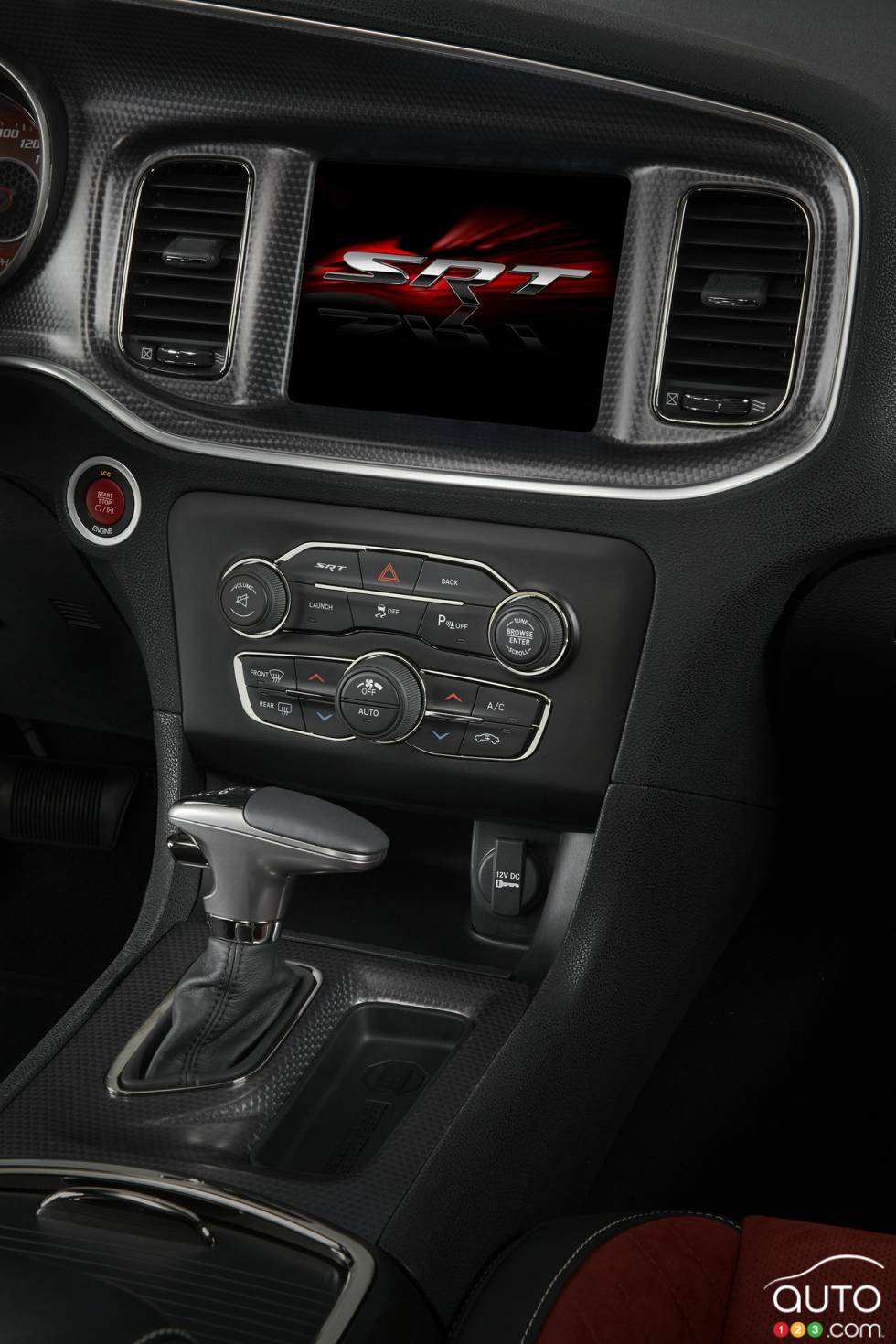 détails de la console centrale