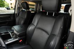 2015 Ram 1500 Black Sport 4x4 front seats