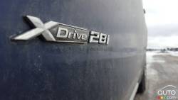 Écusson du modèle de la BMW X1 2016