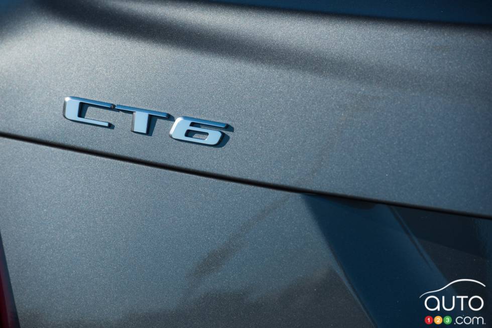 2016 Cadillac CT6 model badge
