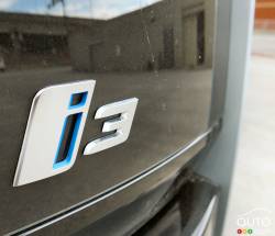2016 BMW i3 model badge